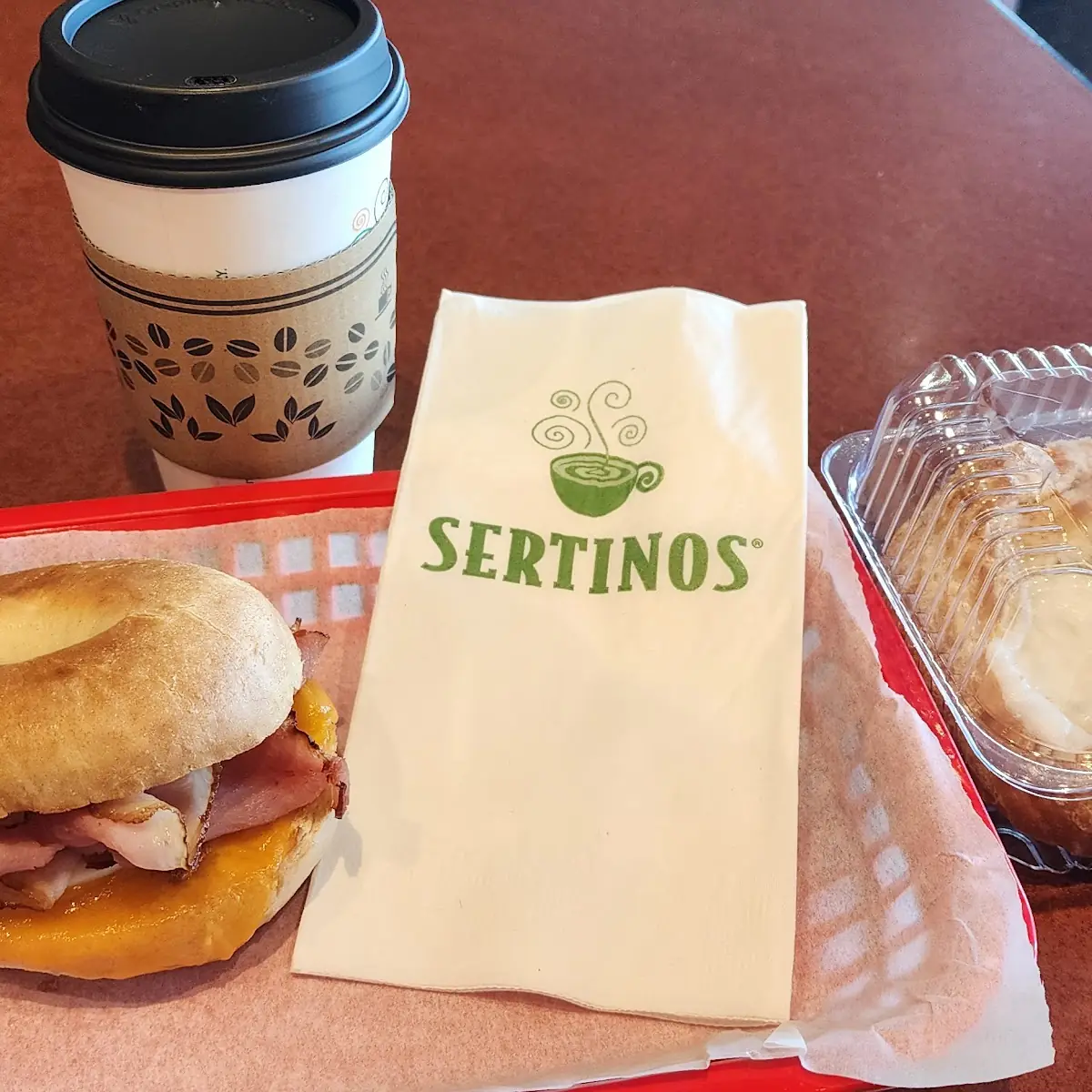 Ham Egg Cheese Bagels