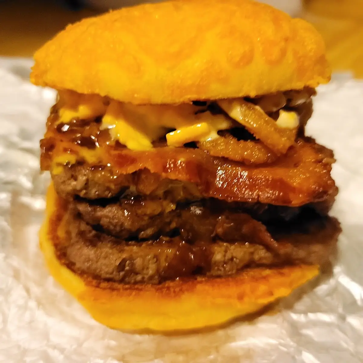 Big Bacon Cheddar Cheeseburger Triple
