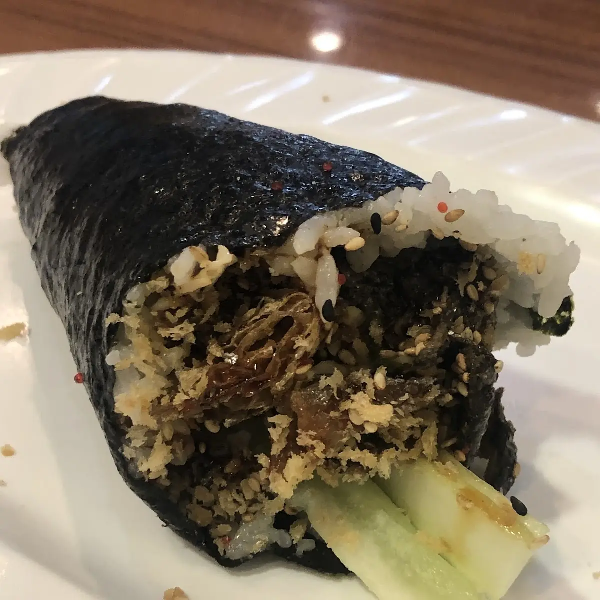 Salmon Skin Hand Roll