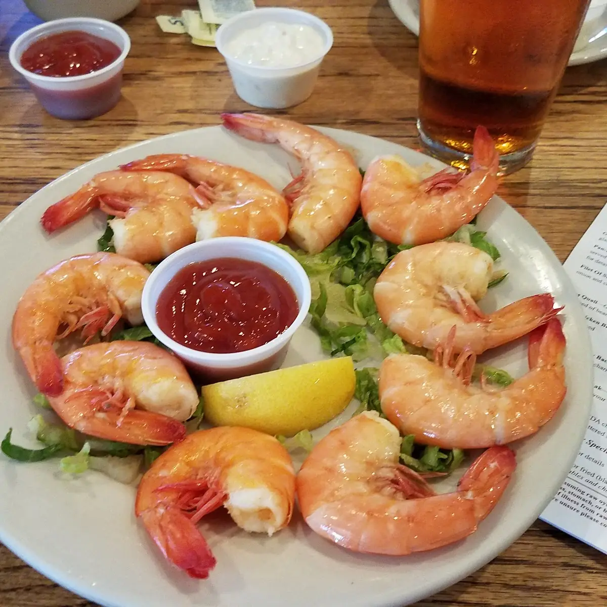 Ale Steamed Peel and Eat Shrimp