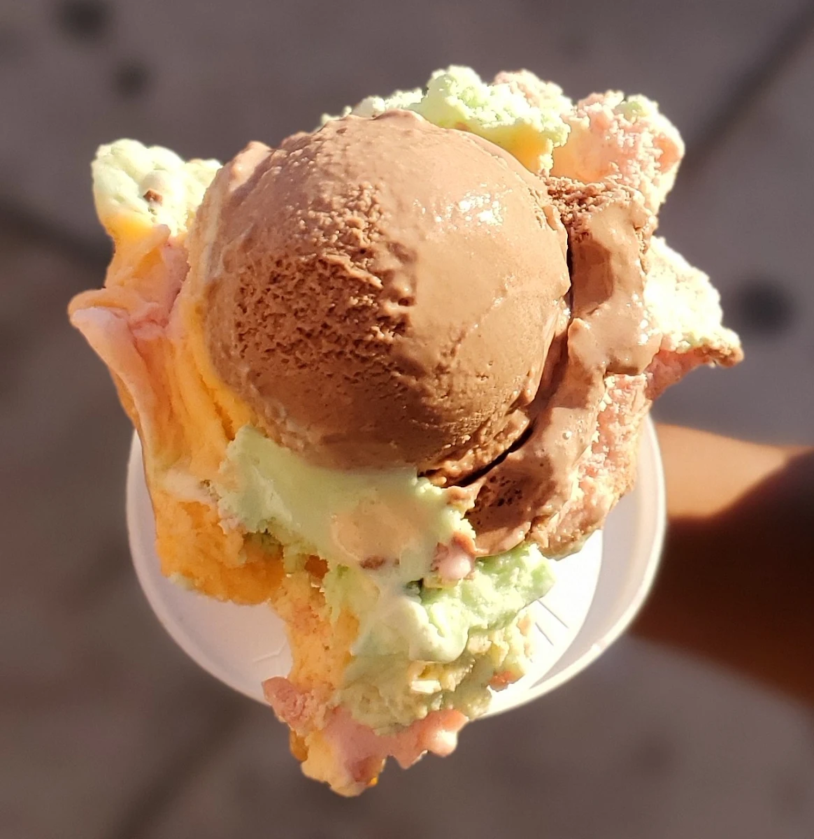 Rainbow Ice Cream Cone