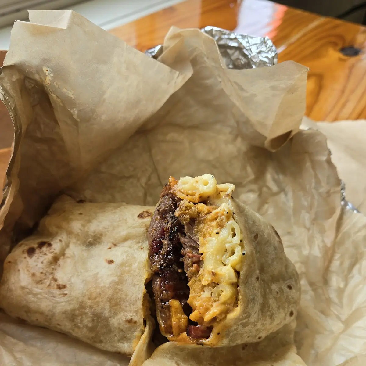 Brisket Mac Wrap