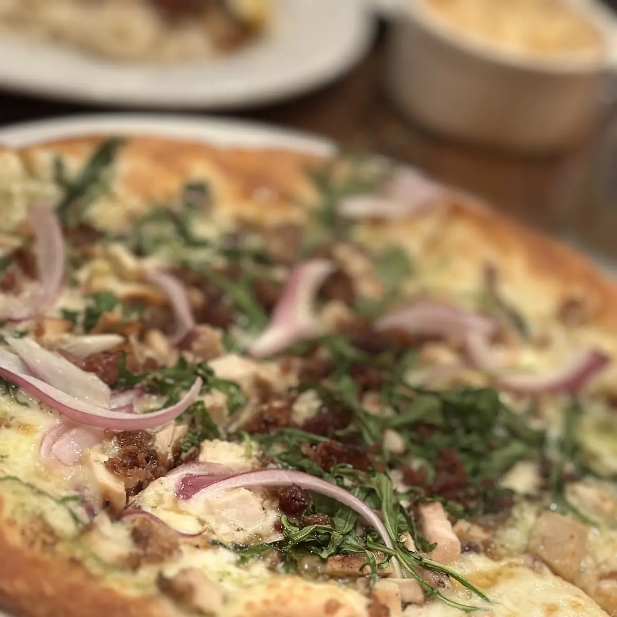 Pizza Margherita with Prosciutto