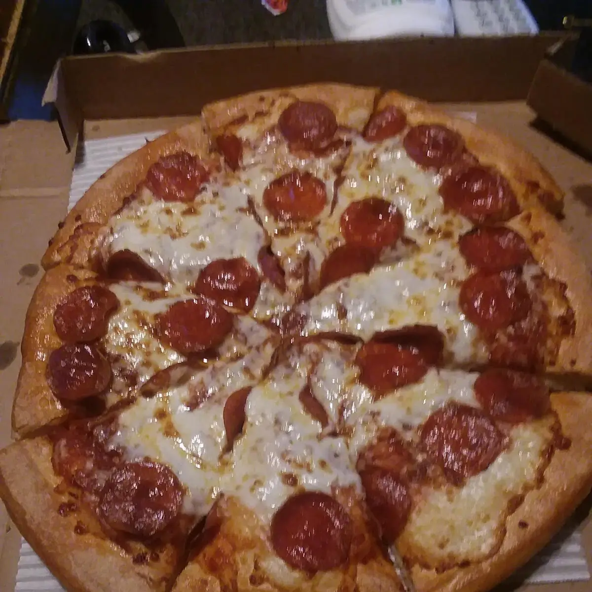 Large Pepperoni Pan Pizza