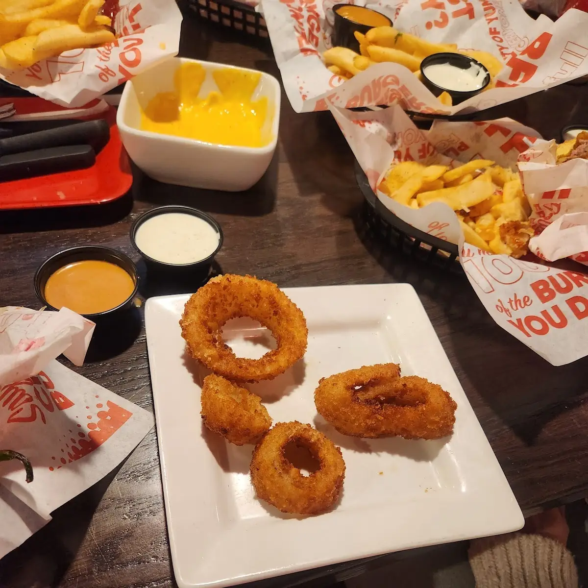 Towering Onion Rings