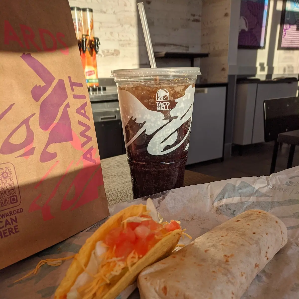 Beef Taco Beef Burrito Combo