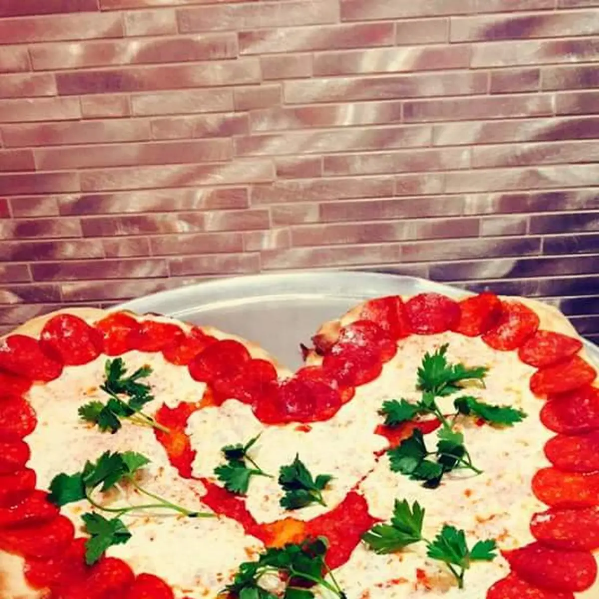 Traditional Heart Shaped Pizza
