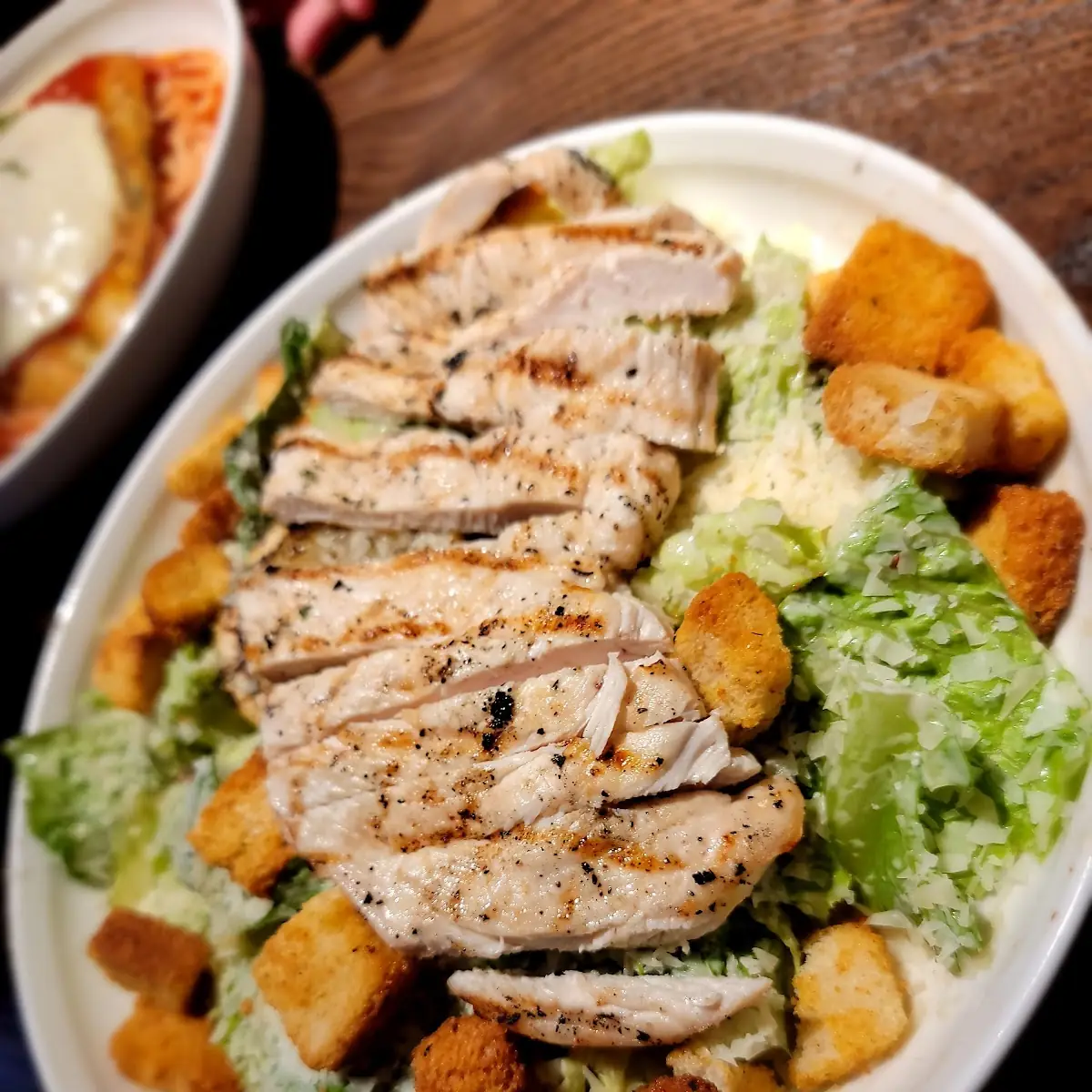 Chicken Caesar Salad with Chicken