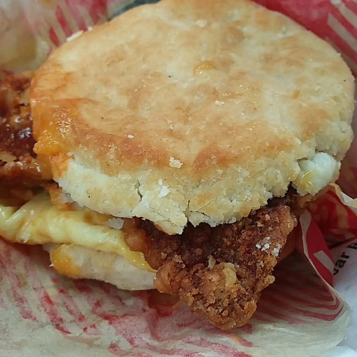 Cajun Chicken Biscuit