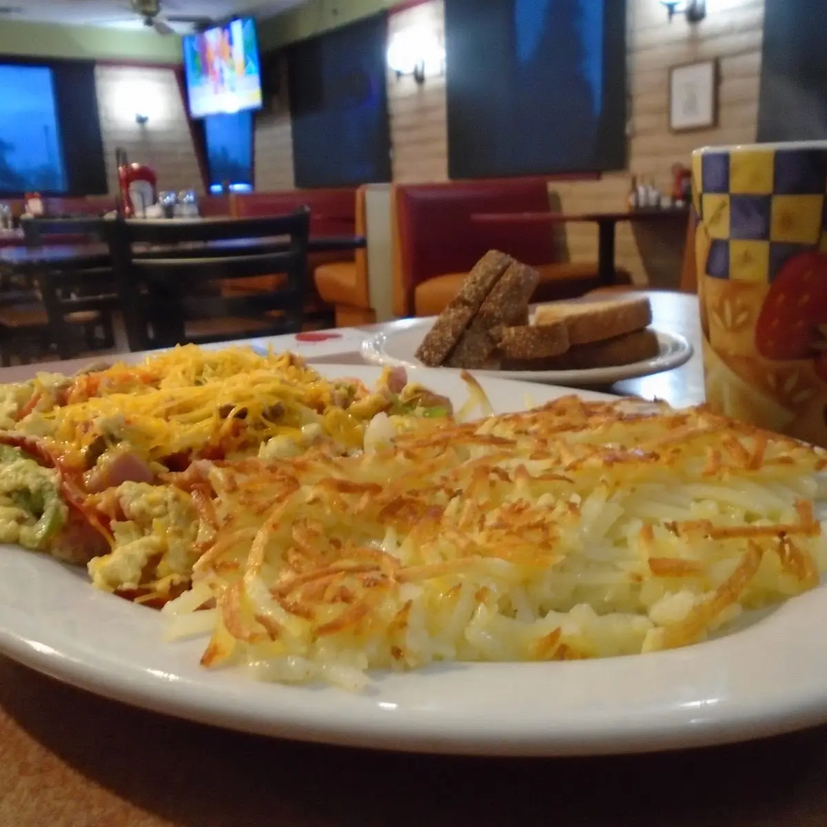 Denver Omelet with Hash Browns