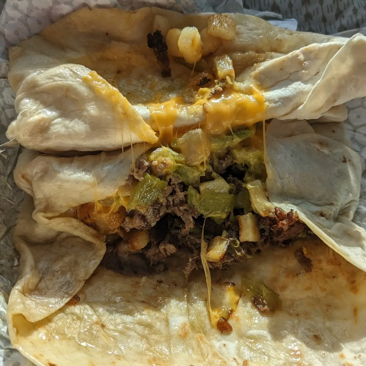 Steak Potato and Green Chili