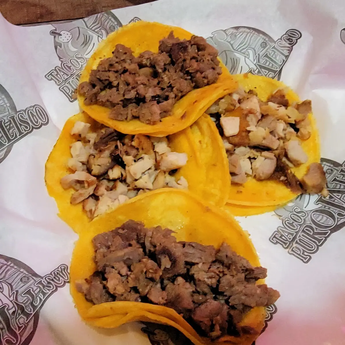 Beef Tacos and Chicken Tacos