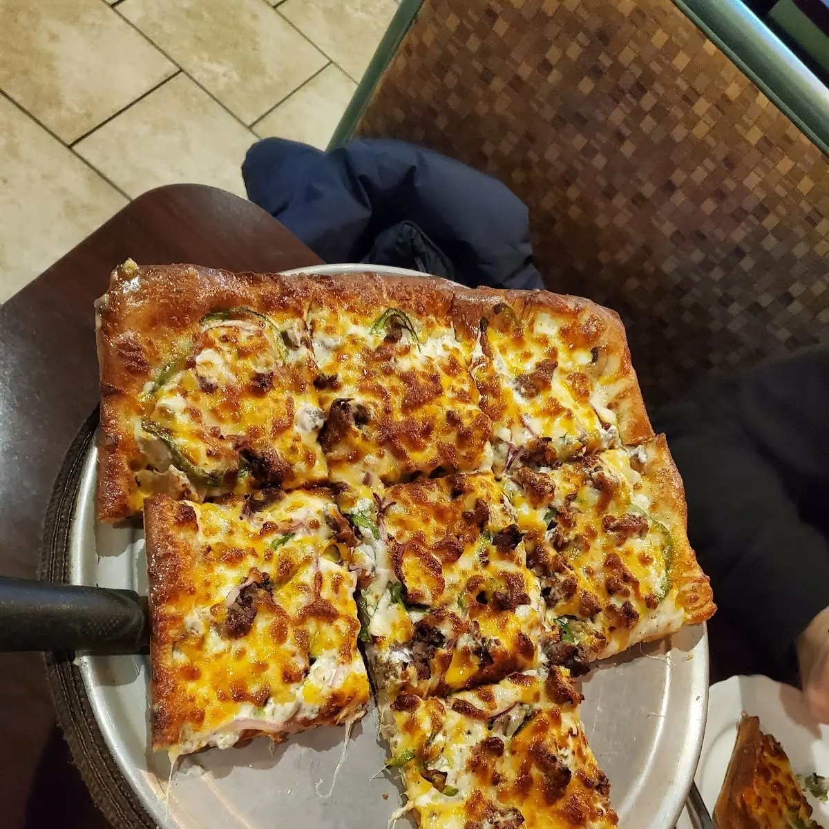 Steak and Cheese Pizza