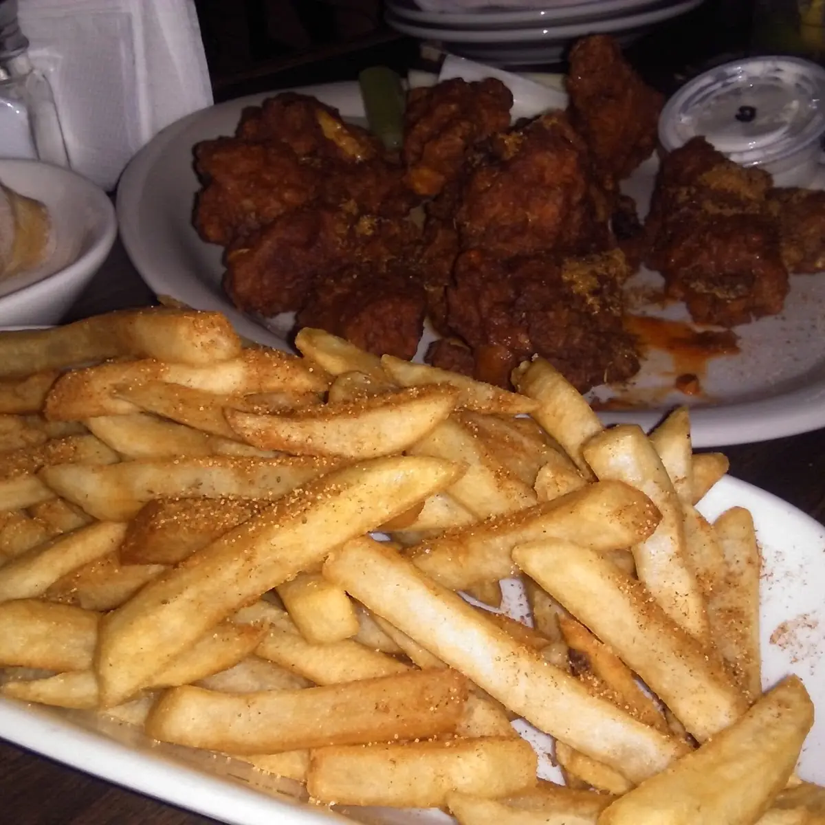 Buffalo Wings and Fries