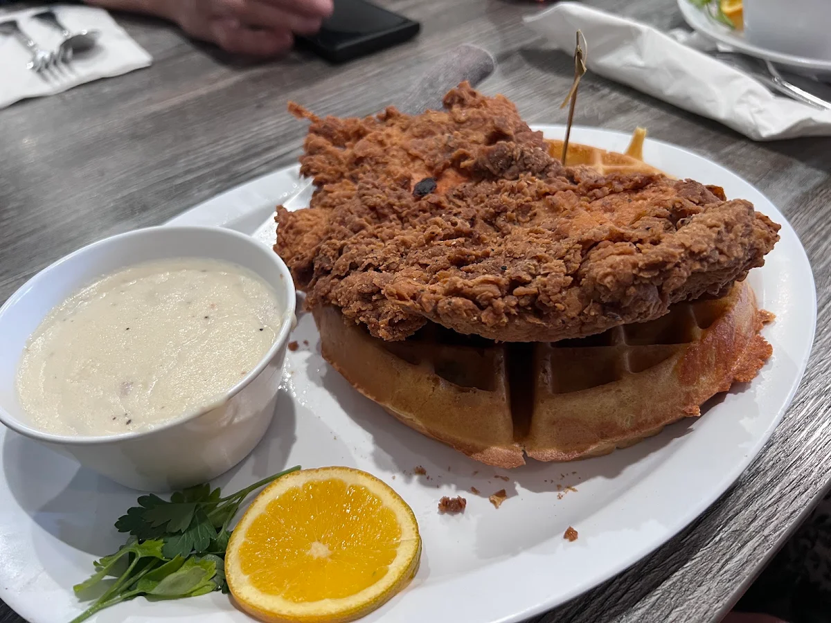 Chicken and Waffles with a Twist