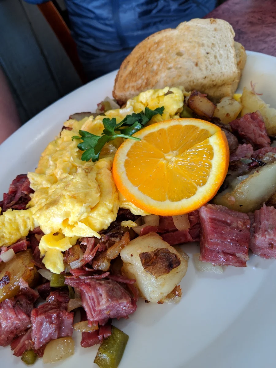 Corned Beef Hash and Eggs
