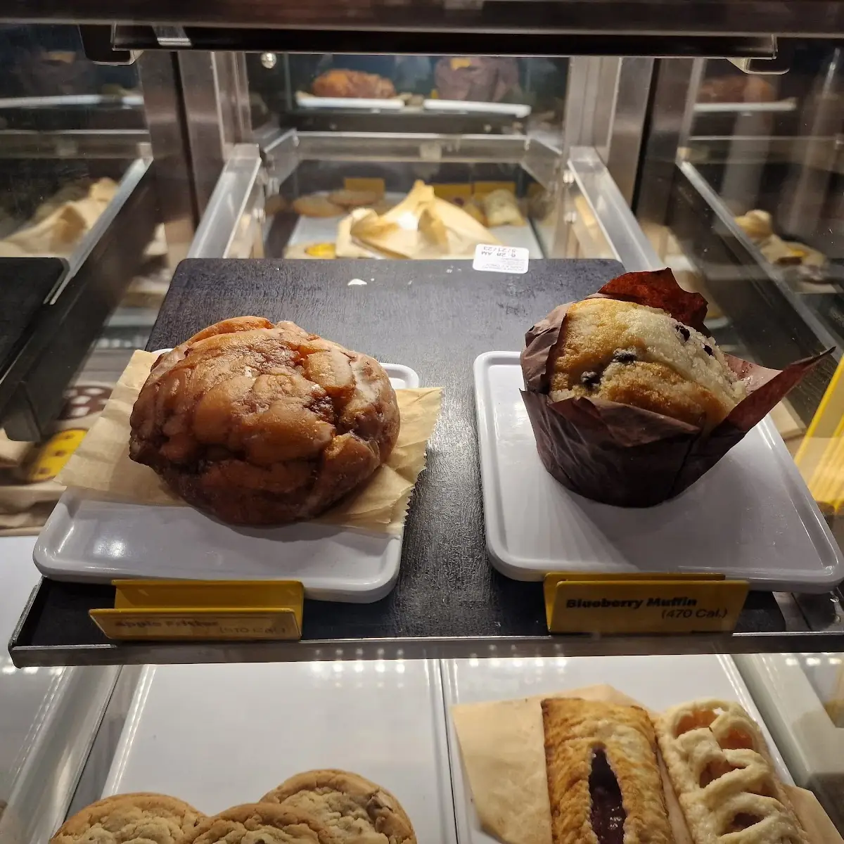 Apple Fritter & Blueberry Muffin