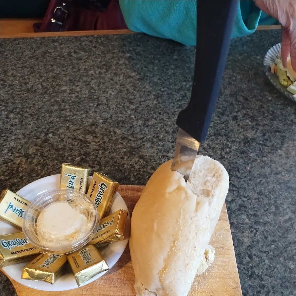Warm Bread with Honey Butter
