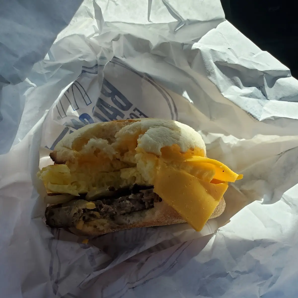 Sausage Biscuit w Egg and Cheese