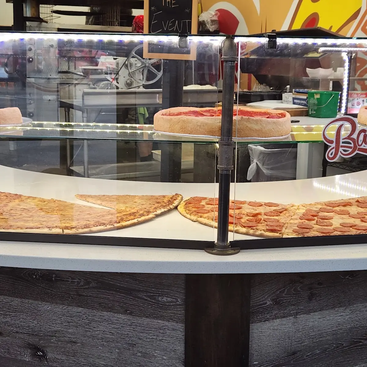 Cheese Pizza and Pepperoni Pizza