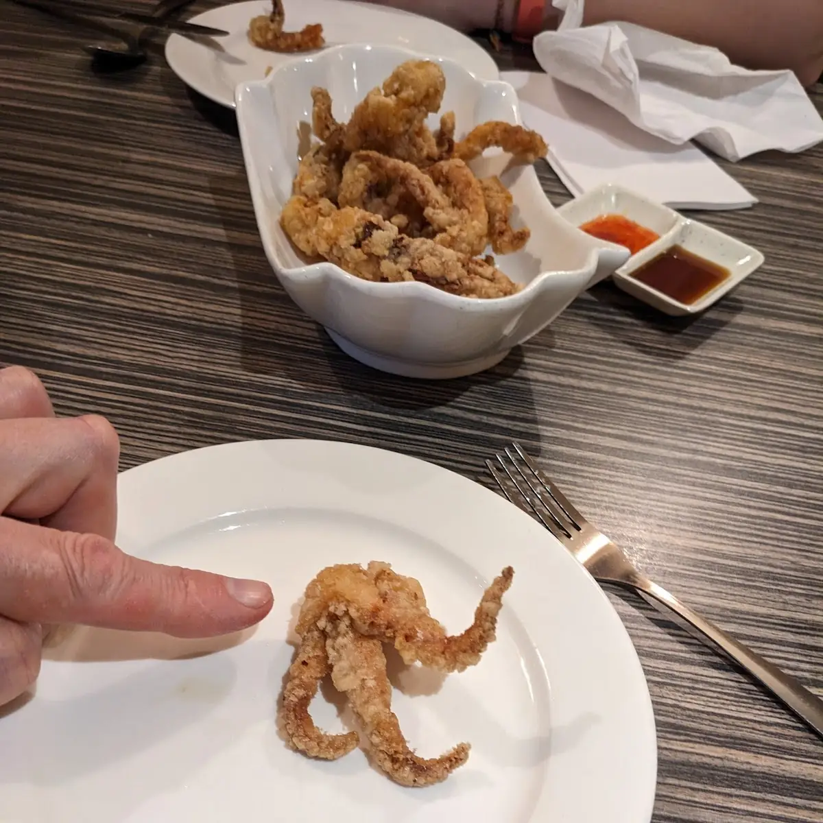 Fried Baby Octopus
