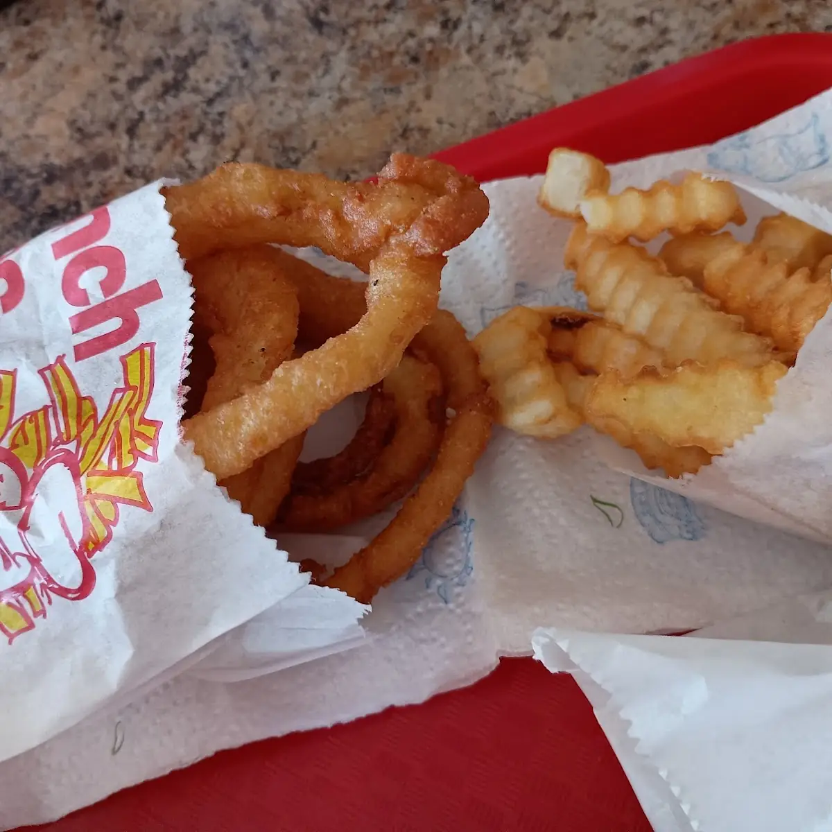 Onion Rings and Small Fries
