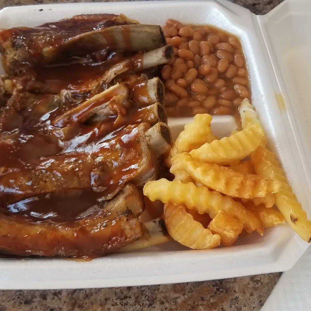 Rib Tips Plate
