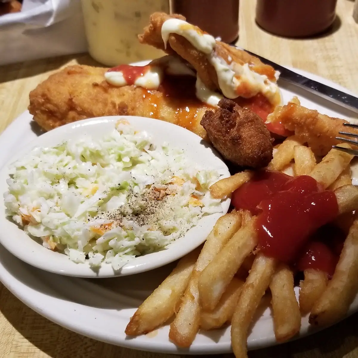 Fish N Chips w Coleslaw