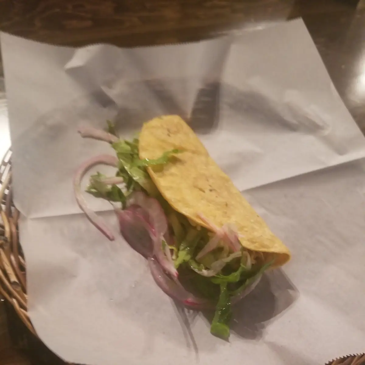 Adobada Chicken Crispy Taco