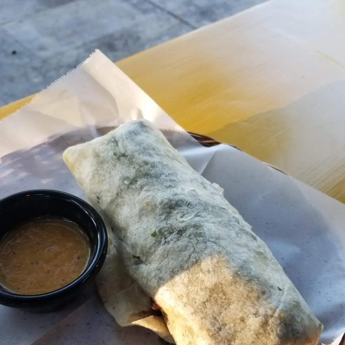 Bean, Rice and Cheese Burrito