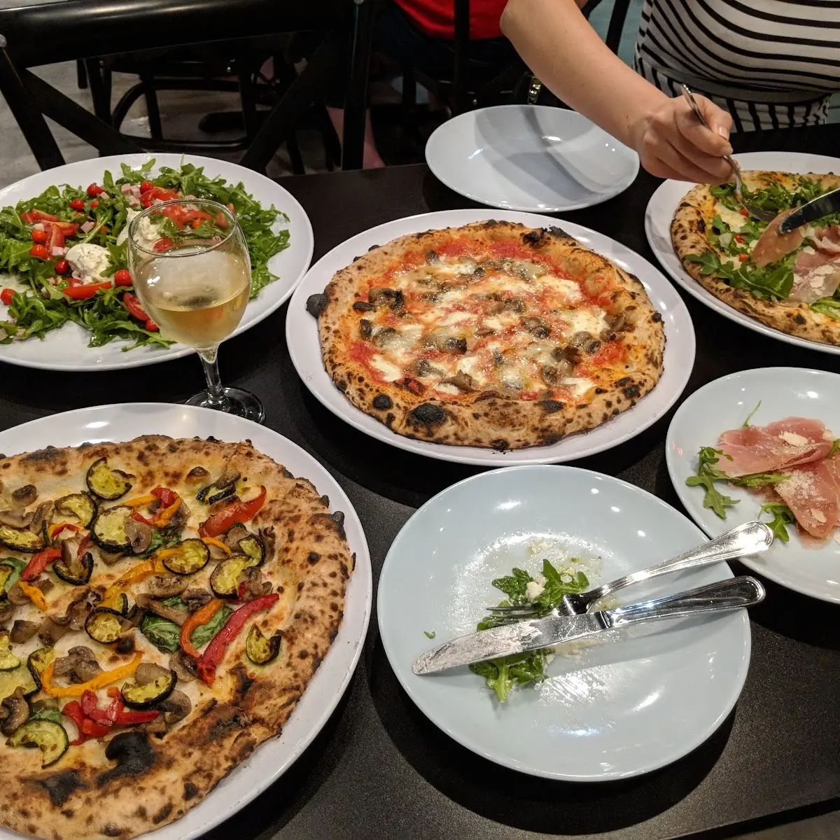 Pizza Burrata Salad