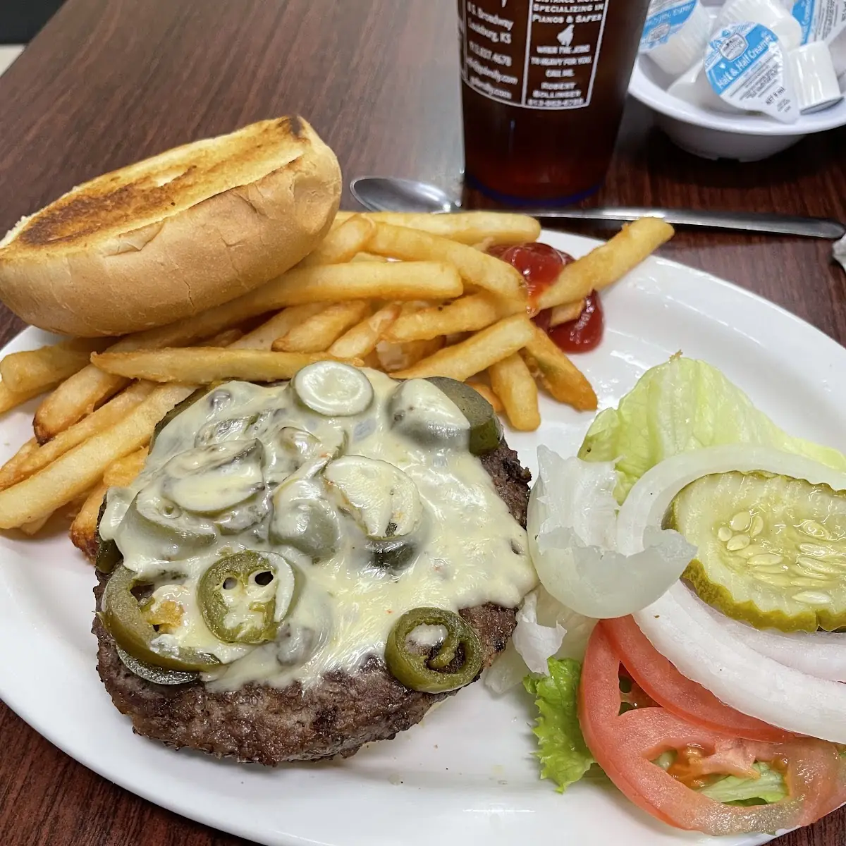 Mushroom Swiss Burger