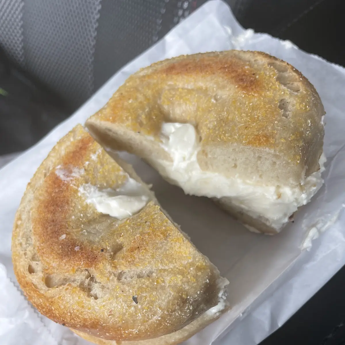 Plain Bagel with Cream Cheese