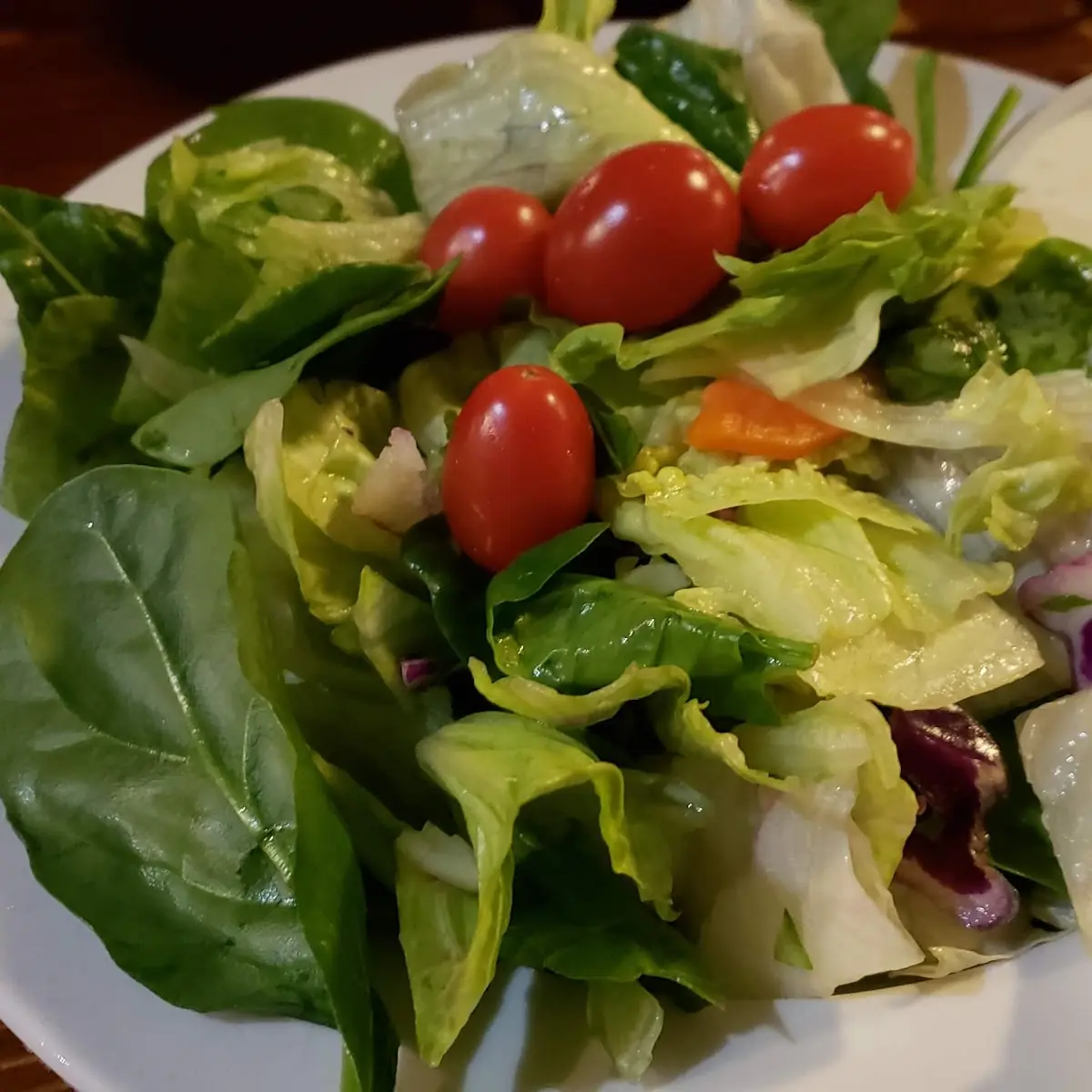 Mixed Green Salad with Dressing