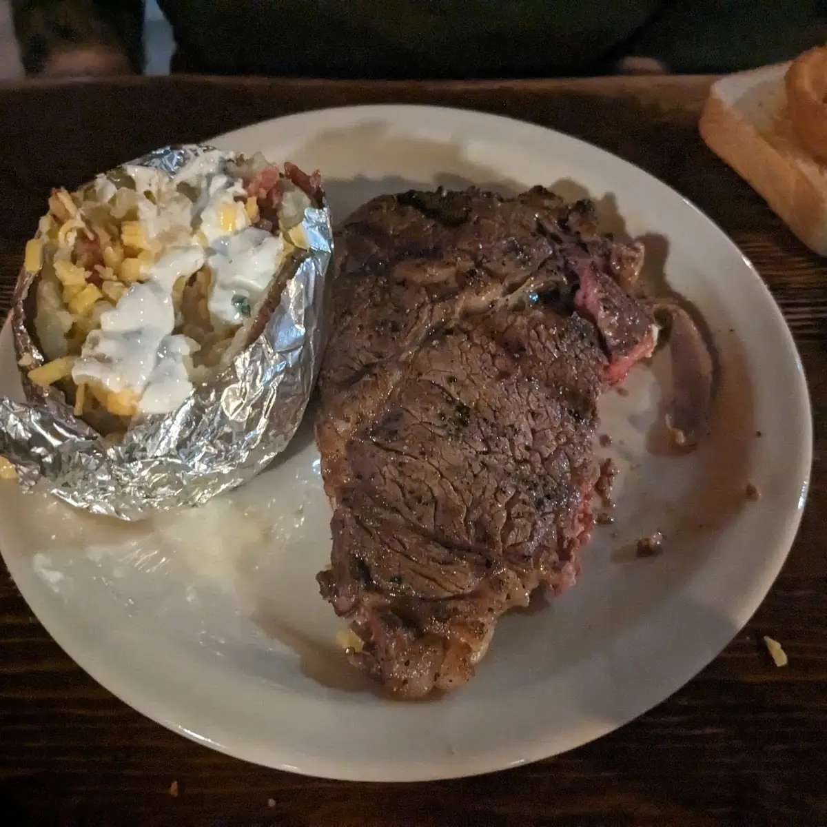 Ribeye Steak and Baked Potato