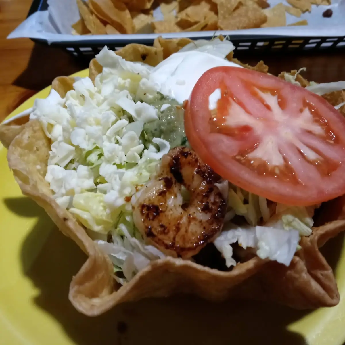 Taco Salad with Shrimp