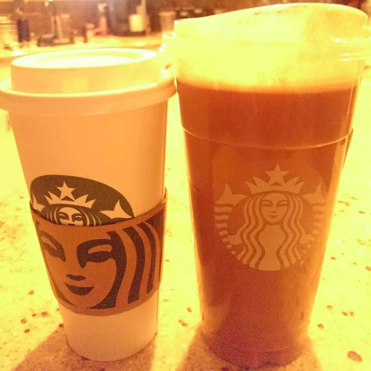 Cold Brew Coffee & Hot Americano Coffee