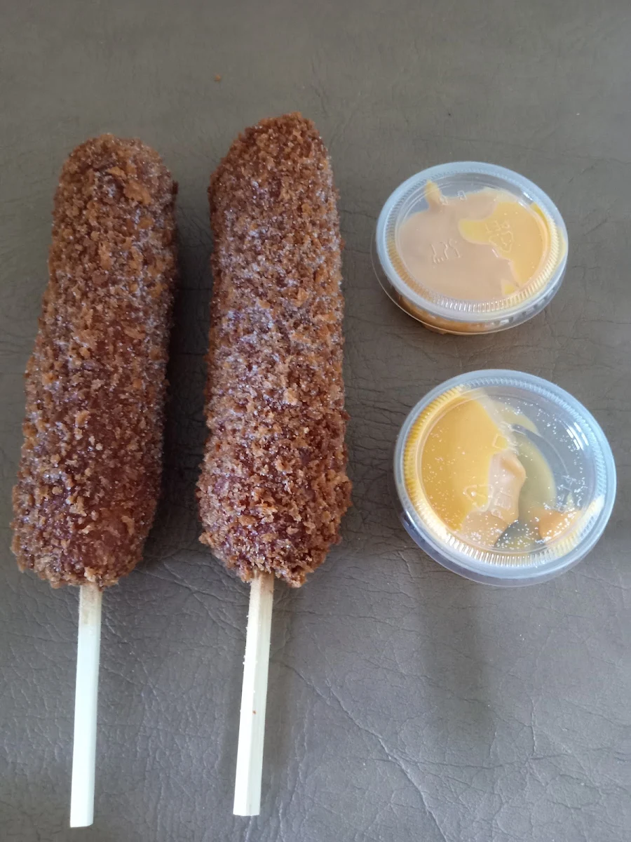 Original Corn Dogs with Cheese Sauce