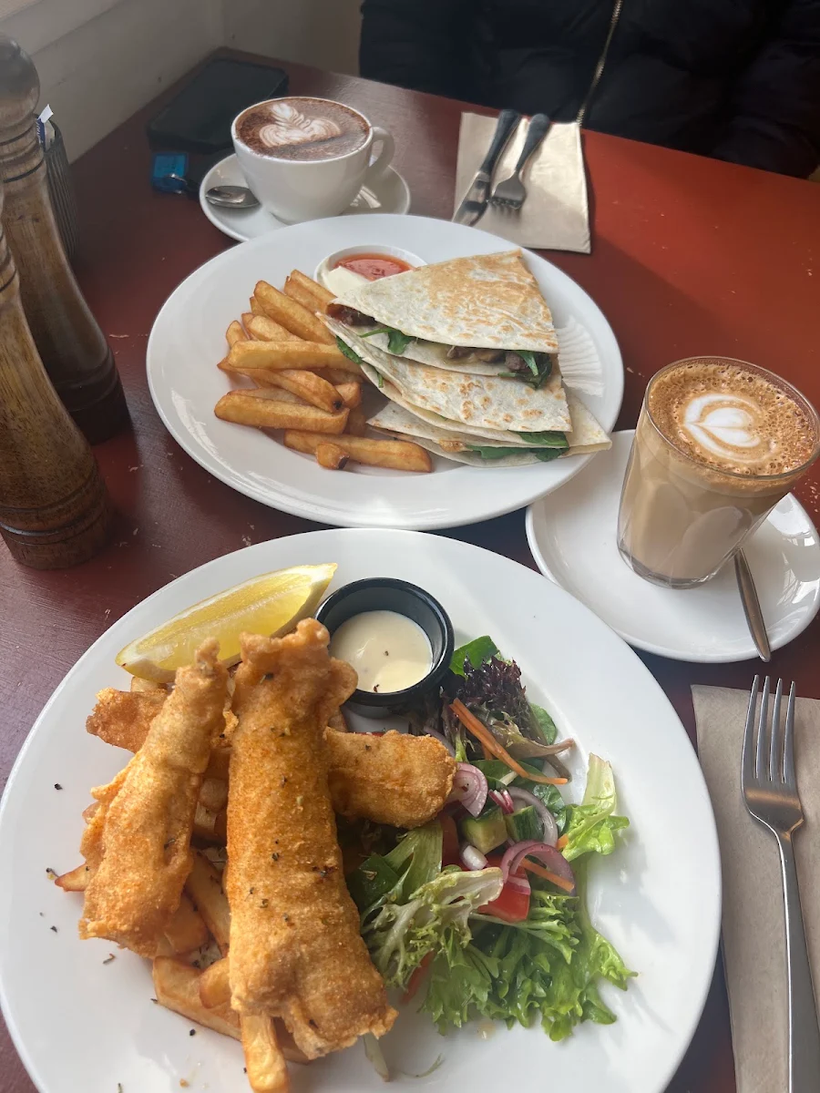 Fish and Chips Quesadilla