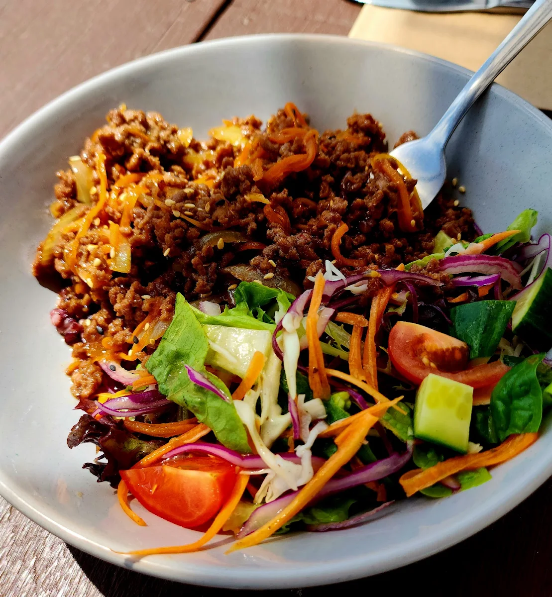 Korean Beef Bowl GF, Kettering Cafe