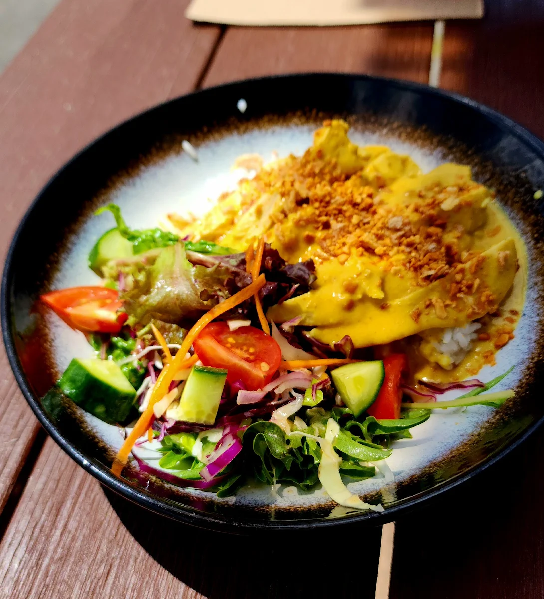 Satay Chicken, Kettering Cafe