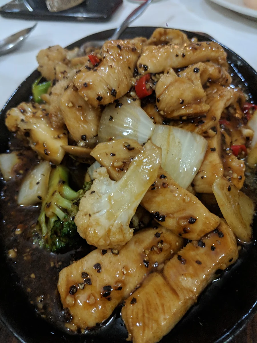 Black Pepper Chicken, New Panda Chinese Restaurant
