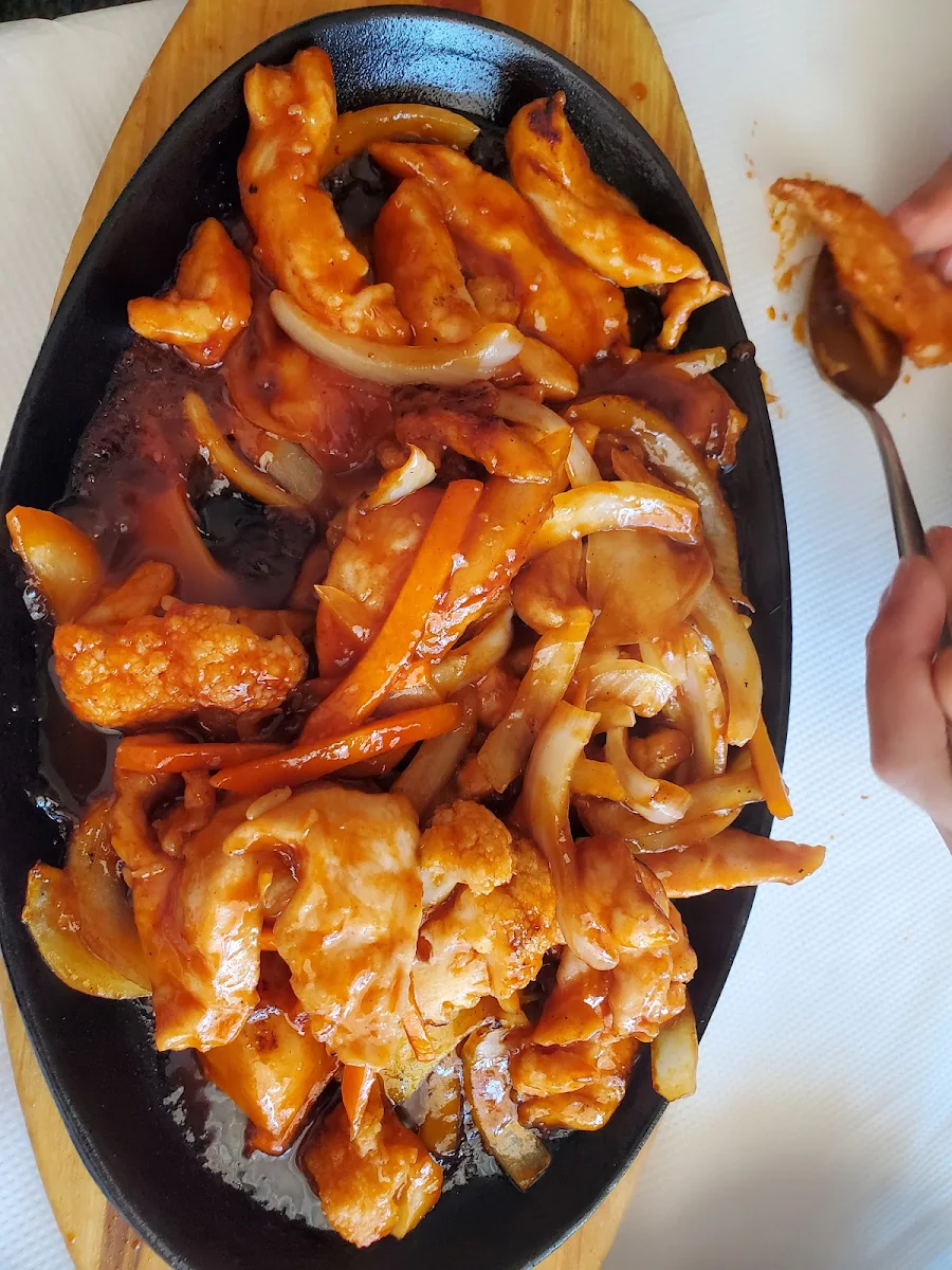 Mongolian Chicken, New Panda Chinese Restaurant