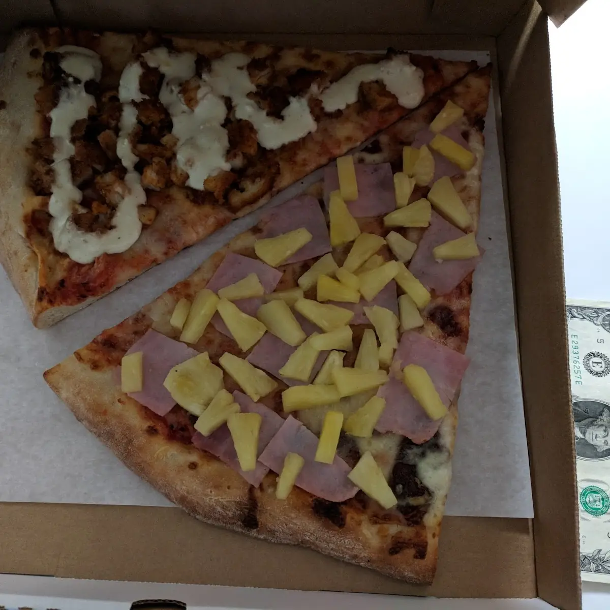 Buffalo Chicken Pizza Hawaiian Pizza