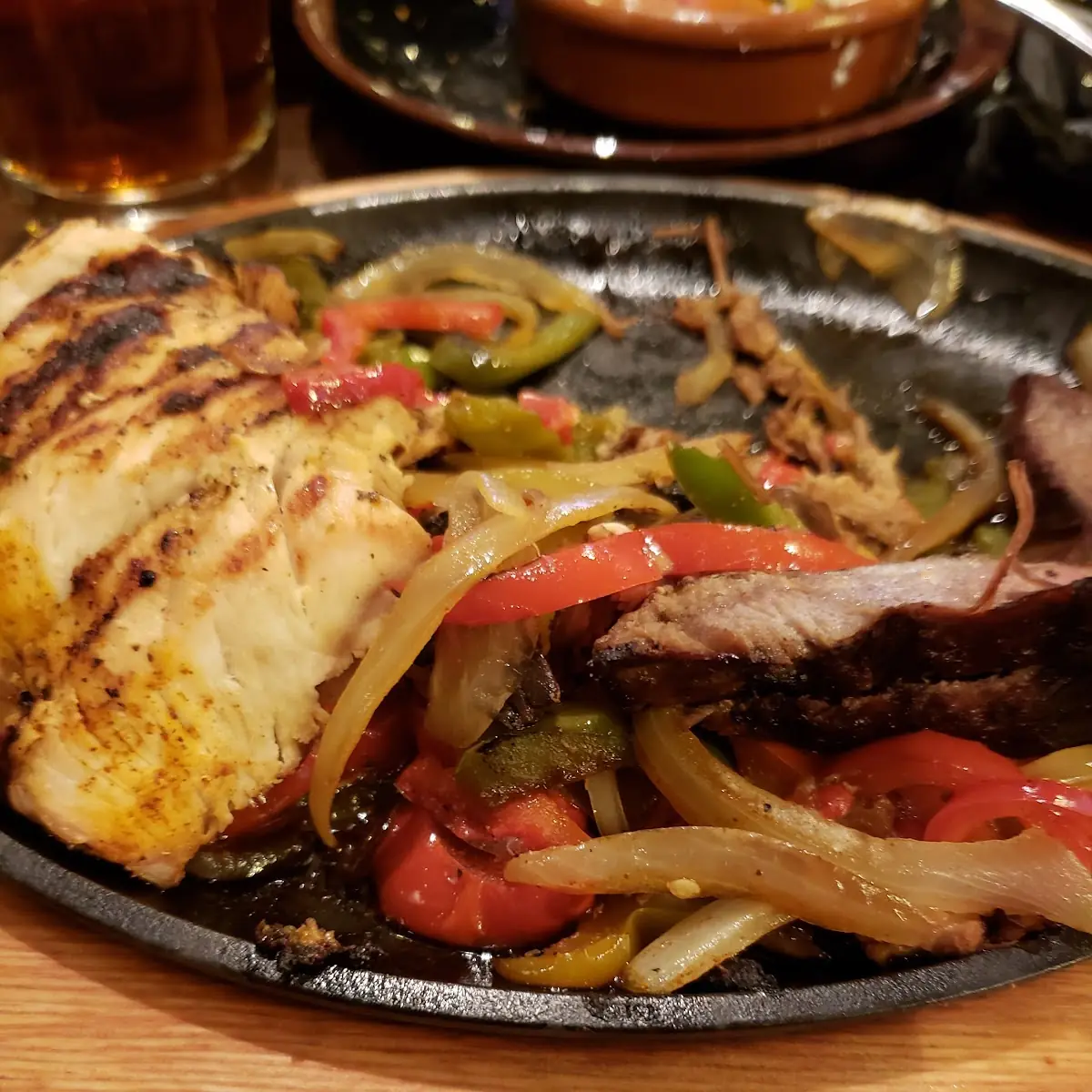 Chicken and Beef Fajitas