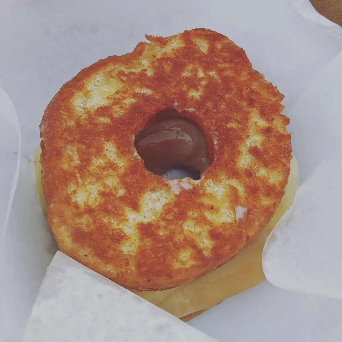 Grilled Cheese Honey Dipped Donut