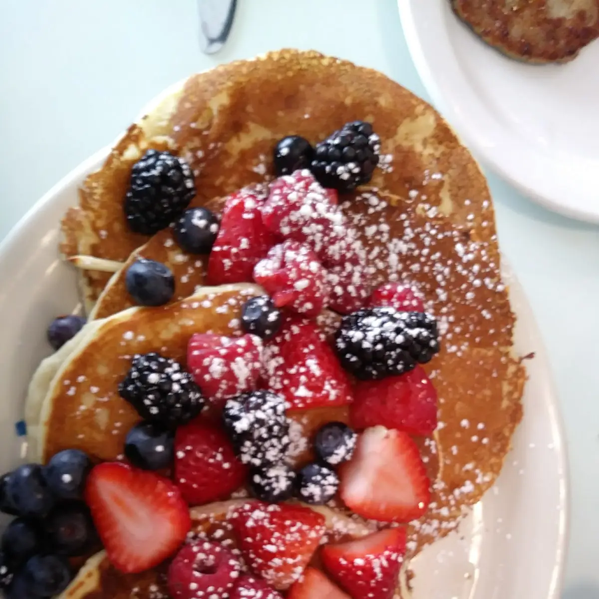 Mixed Berry Gluten Free Pancakes