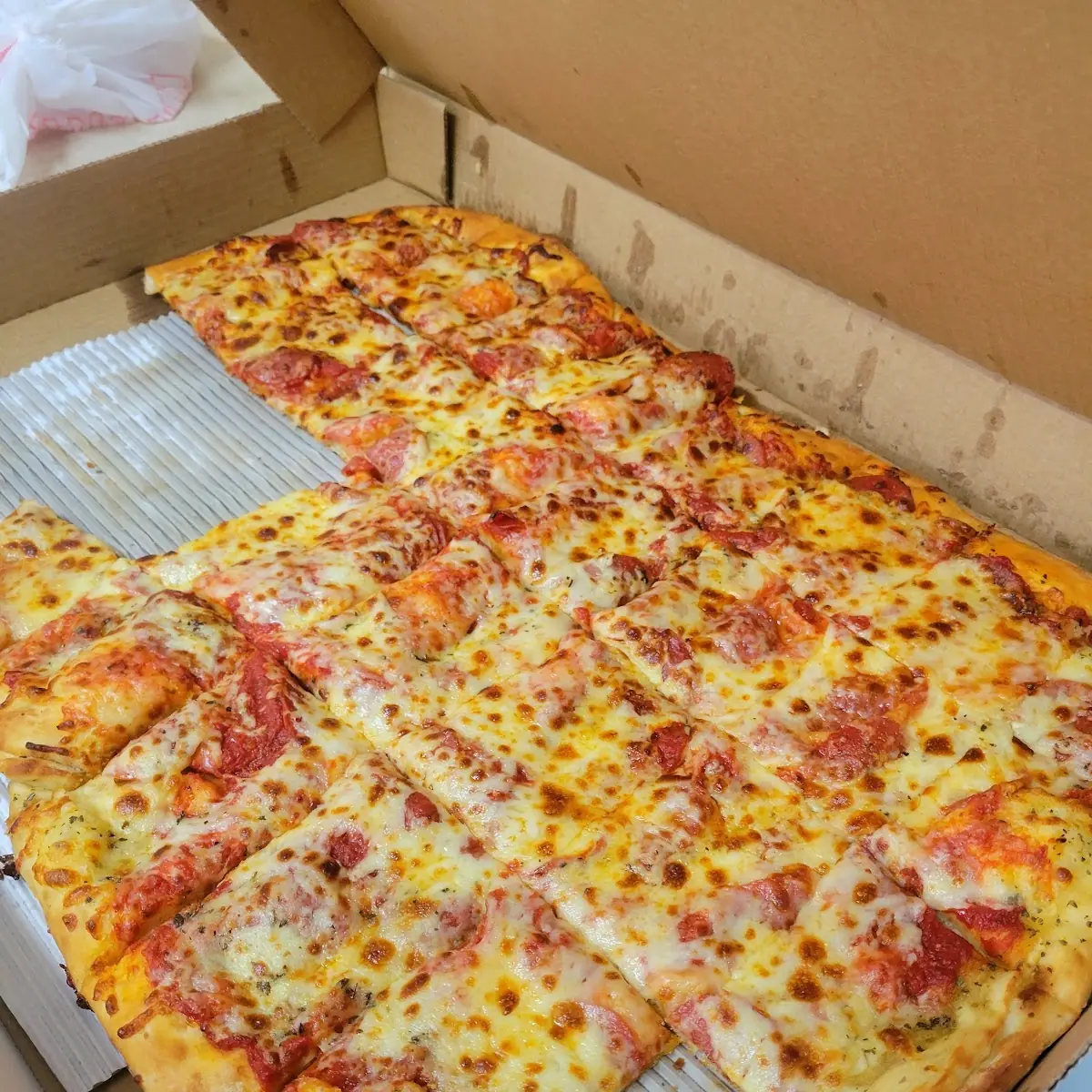 Sheet Pepperoni Pizza