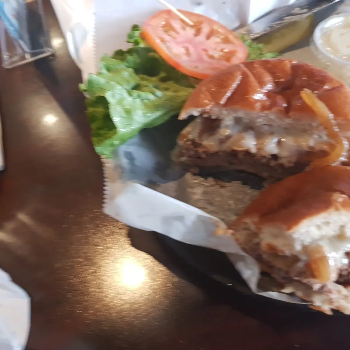 French Onion Burger