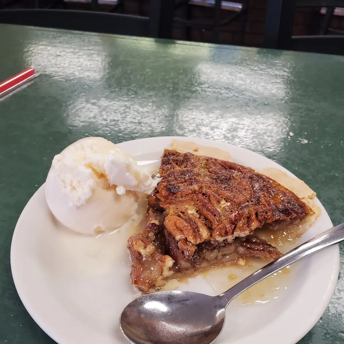 Pecan Pie Al a Mode